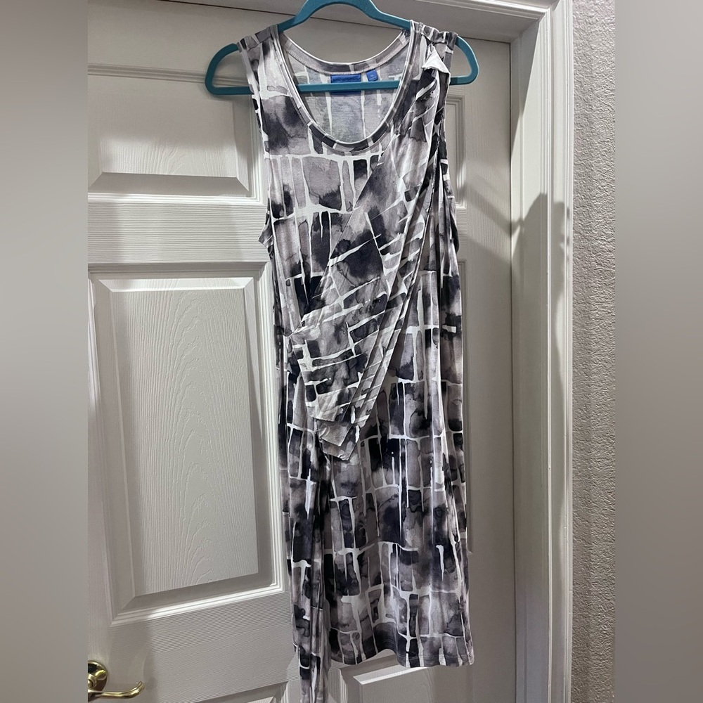 SimplyVera - Grey/White/Black - Casual Dress